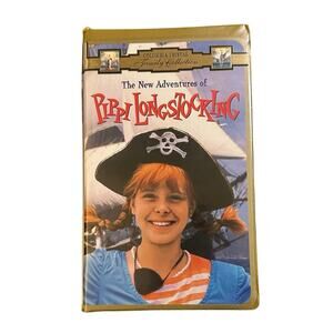 The New Adventures of Pippi Longstocking Vintage VHS Tape